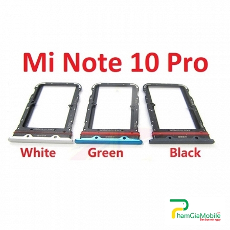 Khay thẻ SIM + Khay thẻ SIM cho Xiaomi Mi Note 10 Pro